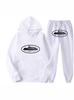 Kotez Unisex Hip-Hop Streetwear: Trendy Loose-Fit White Hoodie Set