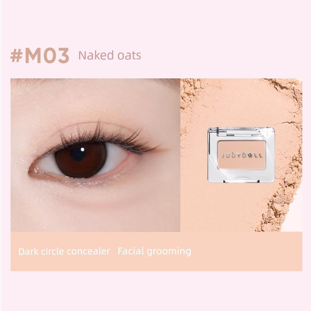 Judydoll Orange Single Color Eyeshadow D02 Polarized High-Shimmer Light Makeup Pearlescent Fine Shimmer Milky Blue D03 Glitter