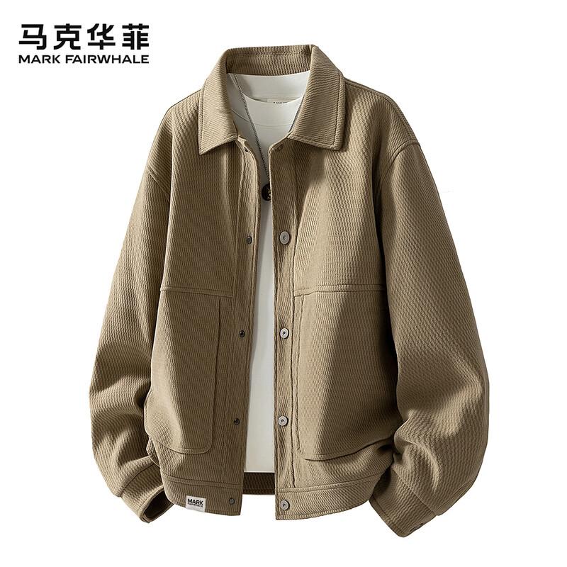 Mark Fairwhale Men's Trendy Casual Stretch Jacket