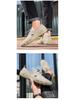 Cross-Border Octopus Plus Size Men's Genuine Leather Low-Top Casual Bean Shoes