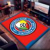Fc Viktoria Polyester Carpet, Soft Indoor Mat for Office Chair, Living Room, Computer Desk - Decorative Home Office Rug Design