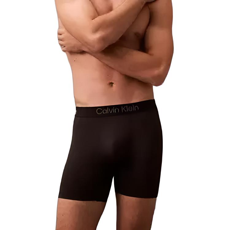 Calvin Klein Minimalist Comfortable Versatile Boxer Briefs Men Underwear Black NB4201-001