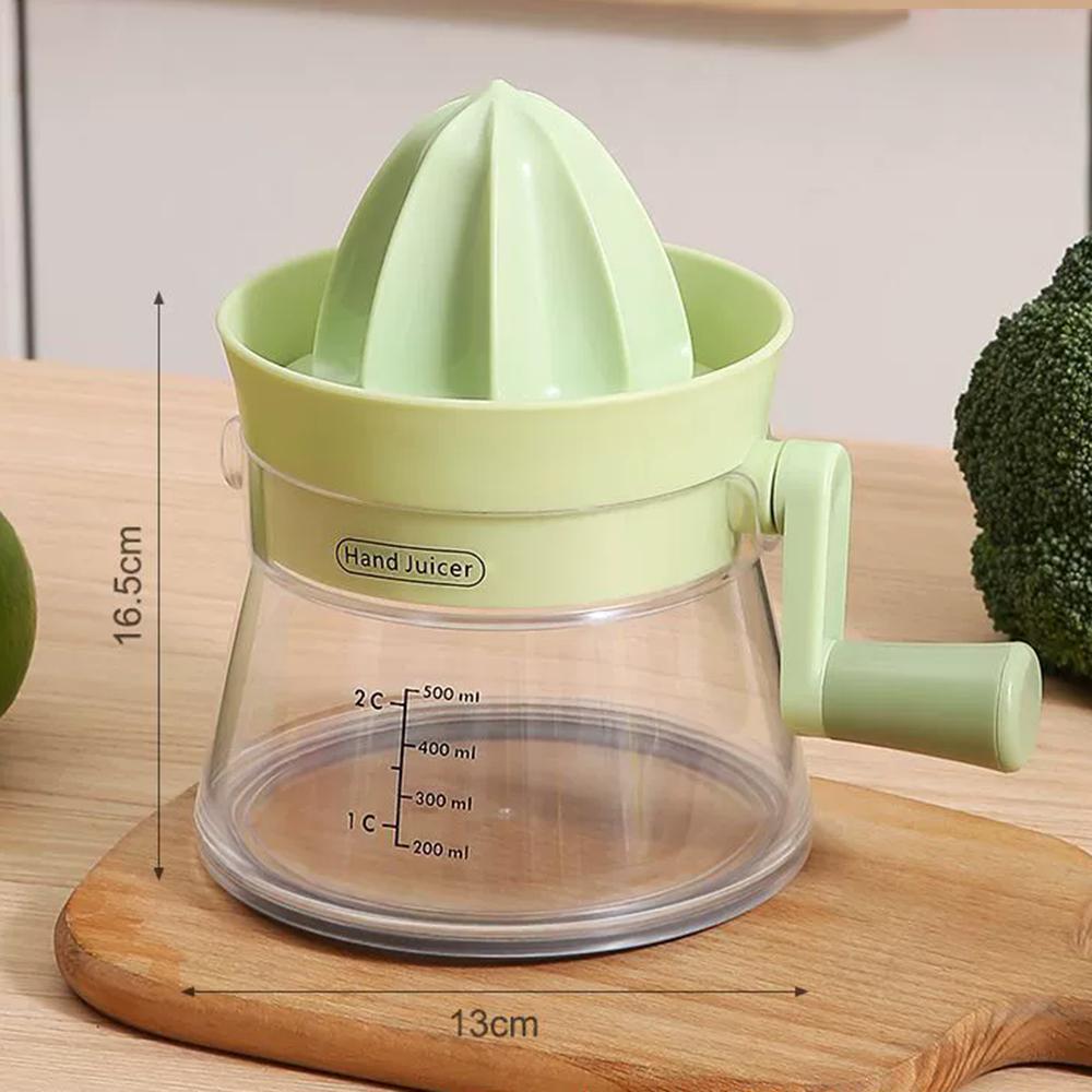 1PC Household Hand Juicer Small Manual Fruit Juicer Orange Lemon Juicer Fruit Residue Separator