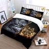 Thorns and Crown Contrast Design Bedding Duvet Cover Set Duvet Cover Pillowcases  (1*Duvet Cover 2*Pillowcases, Without Duvet Insert)