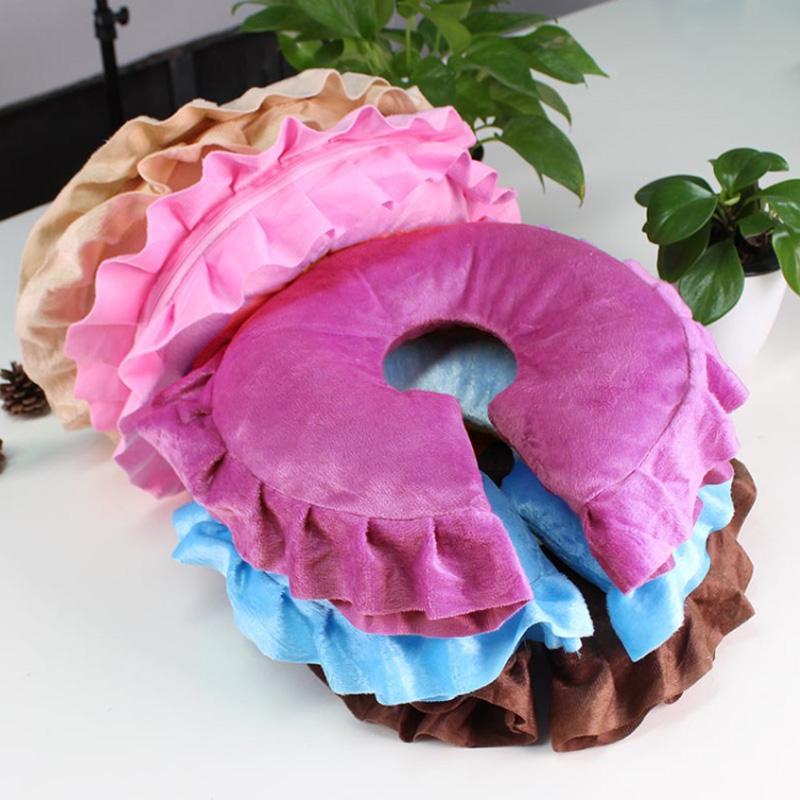 

1 шт., мягкие подушки для лица, моющаяся подушка для шеи для спа-стола, подушка для головы колыбели U-образной формы