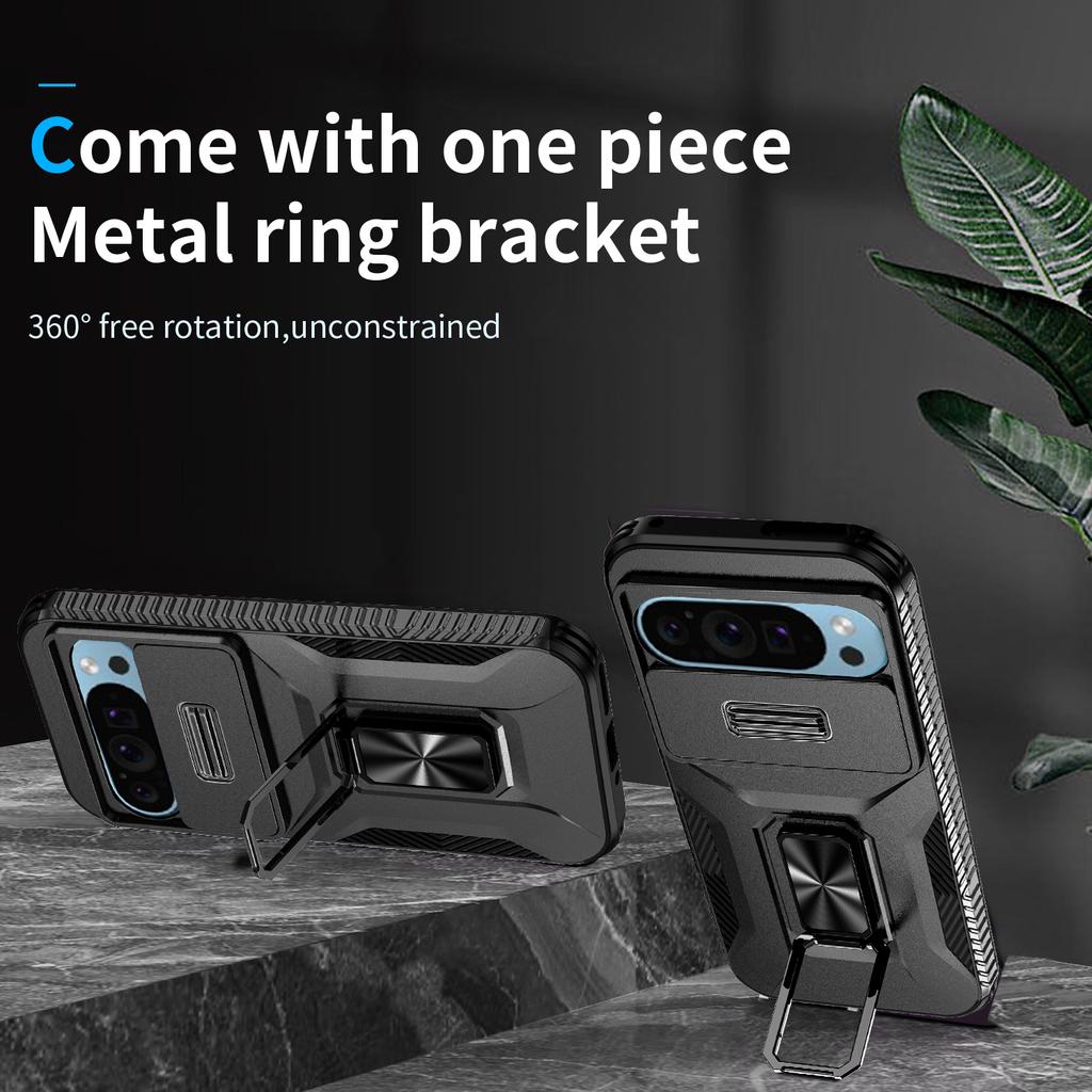 Case for Google Pixel 10 Pro XL 5G 9A 8 8A 10A Pixel 9 Pro XL Pixel10 Pixel9 Pixel8 Lens Protect Ring Stand Shockproof Cover