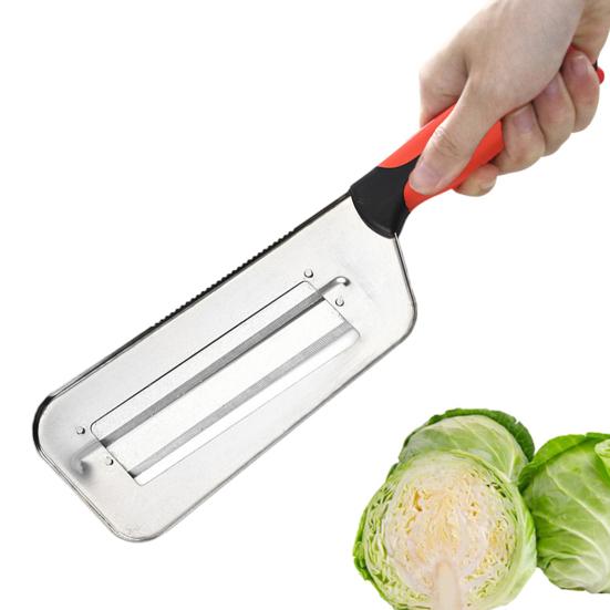 2Pcs Stainless Steel Vegetable Peeler Double Layer Slicer Ergonomic Design