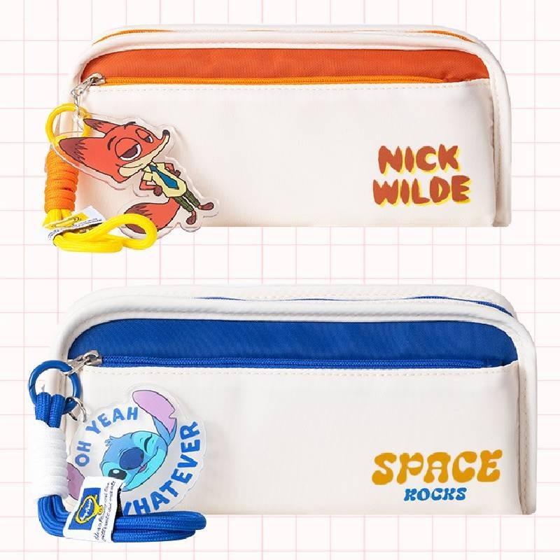 New Disney Large Capacity Cute And Stylish Student Pencil Case Perfect For Kids Stationery Bag
