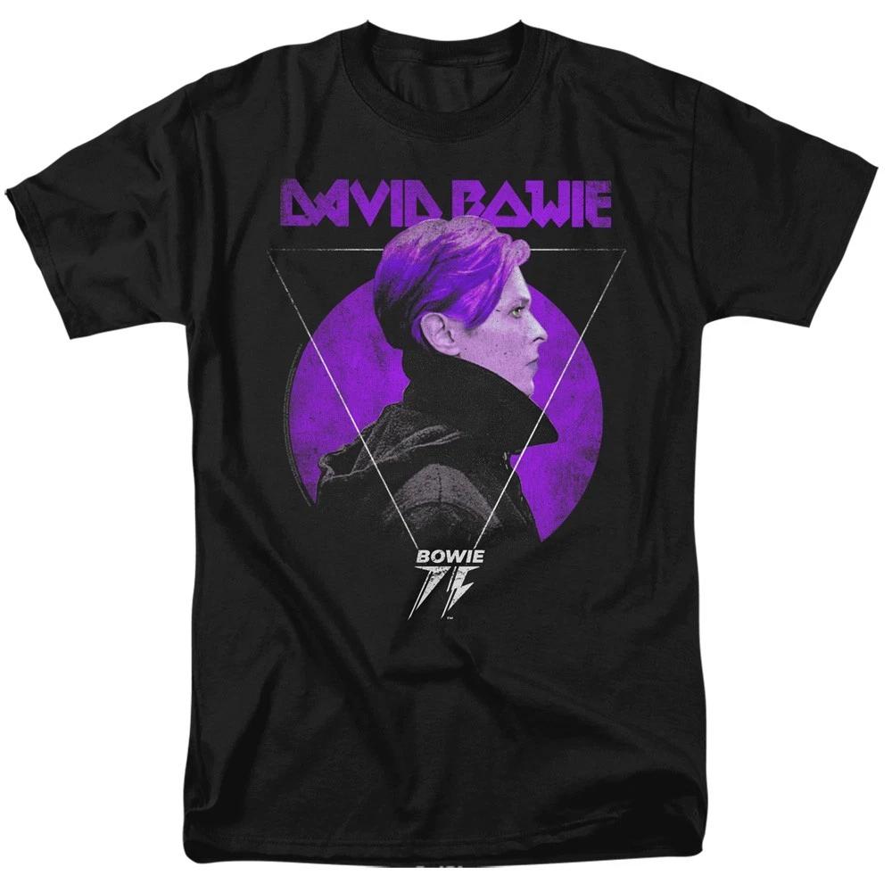 David Bowie - Side Profile 75 Logo - Unisex Short Sleeve Children s T-shirt - Black 130