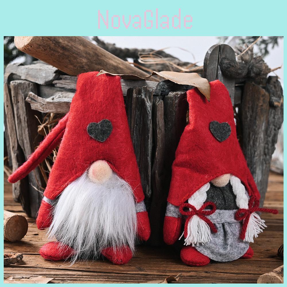 Christmas Decorations Forest Elder Standing Posture With Halfhandmade Design For Home Decor