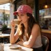 Sun Hat Cotton Baseball Cap 67 Print Breathable For Daily Use For Outdoor Activities