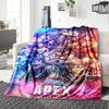 Apex Legends Print Flannel Blanket High Quality Warm Comfortable Cover for All Seasons Perfect for Gifts Home Decor