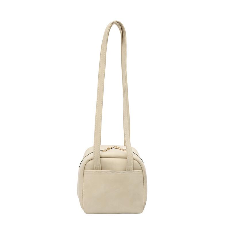 Minimalist Pu Material Small Crossbody Bag With Double Straps For Casual Outings