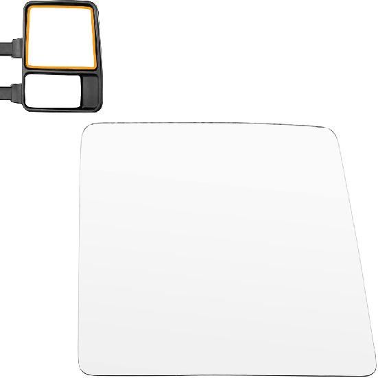 Towing Mirror Glass Fitss 1999-2018 For Chevy Silverado For GMC Sierra 1988-1998 For Chevy/For GMC C1500/K1500 Non-Heated Right Side Lower onvex