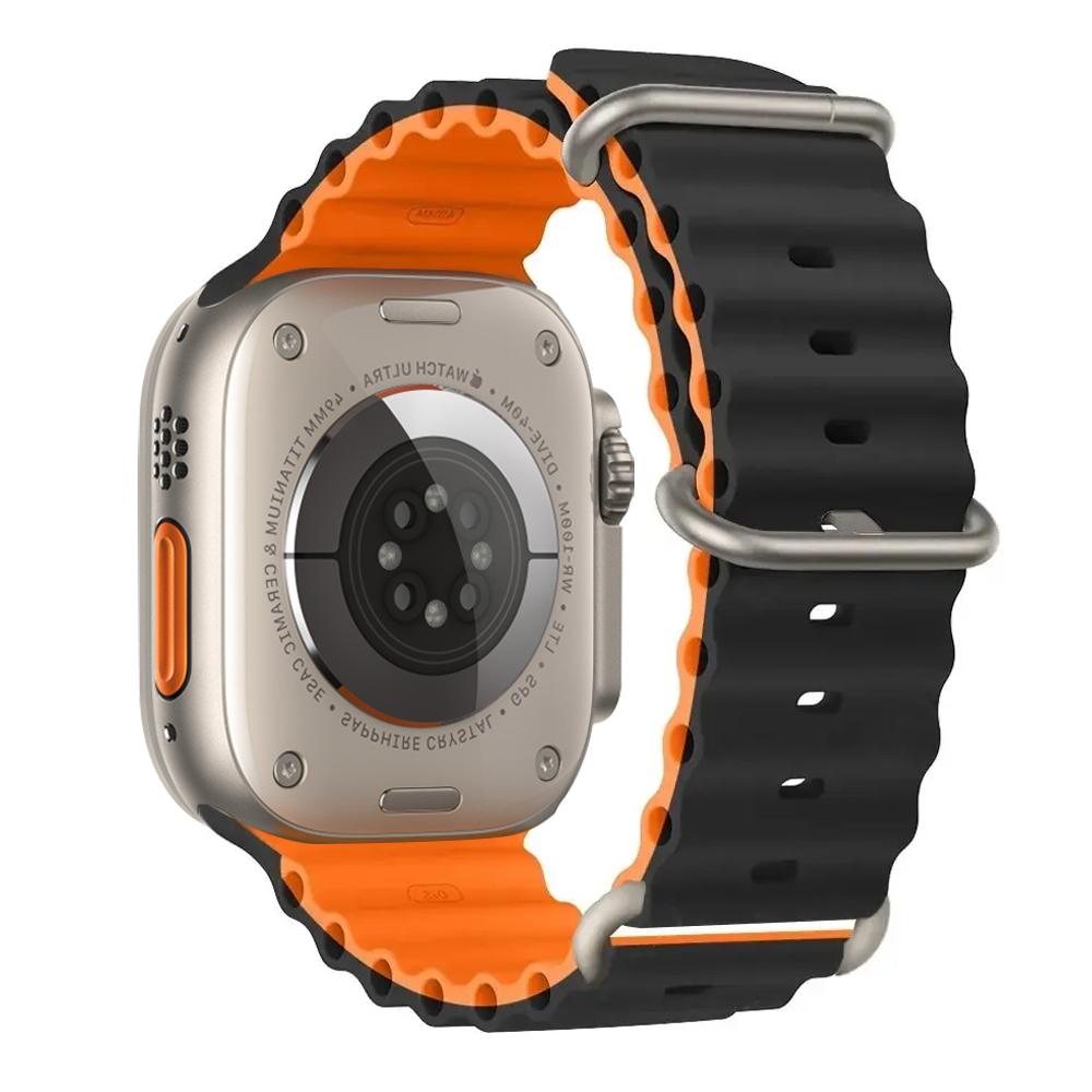 Ocean Band for Watch Ultra 3 Series 11 10 9 7 8 6 SE 49mm 45mm 46mm 42mm 44mm 40 41 Silicone Bracelet Correa iWatch Strap