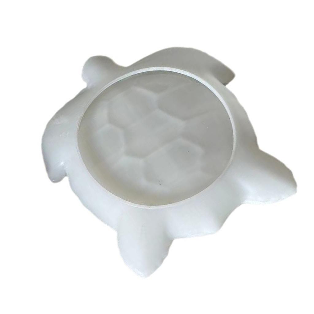 Forma silikonowa pojemnika w kształcie żółwia Delikatnie zaprojektowana forma silikonowa taca żółwia Wytrzymała forma na podstawki pod kubki dla rzemieślników