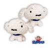 Cute Crayon Shin-chan Kurokawa White Dog Plush Stuffed Toy For Children's Birthday Gift 30cm