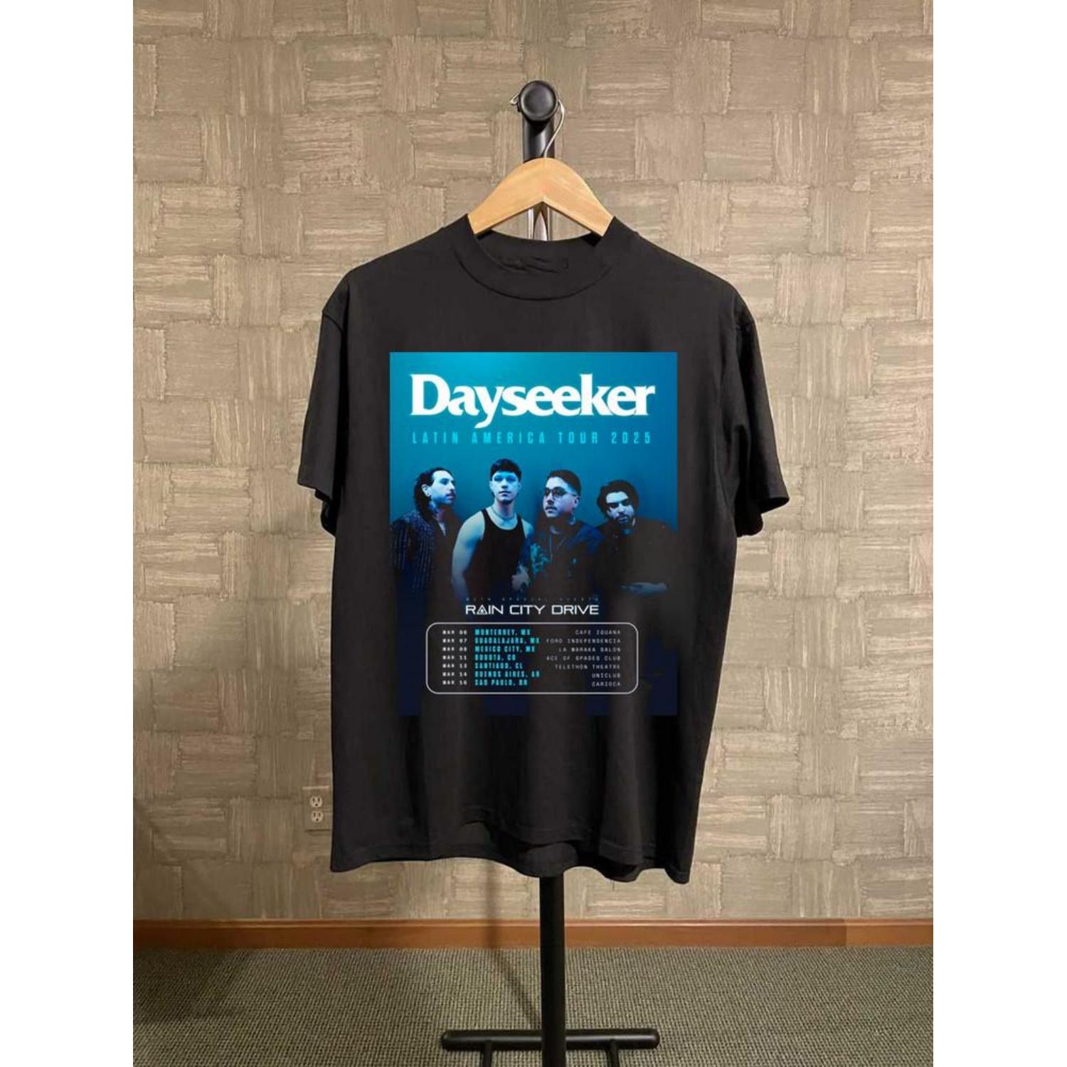 NEW Dayseeker Band Tour 2025 Gift For Fan All Size S To 5XL Black T-shirt MD429 Unisex T-Shirt S чёрный