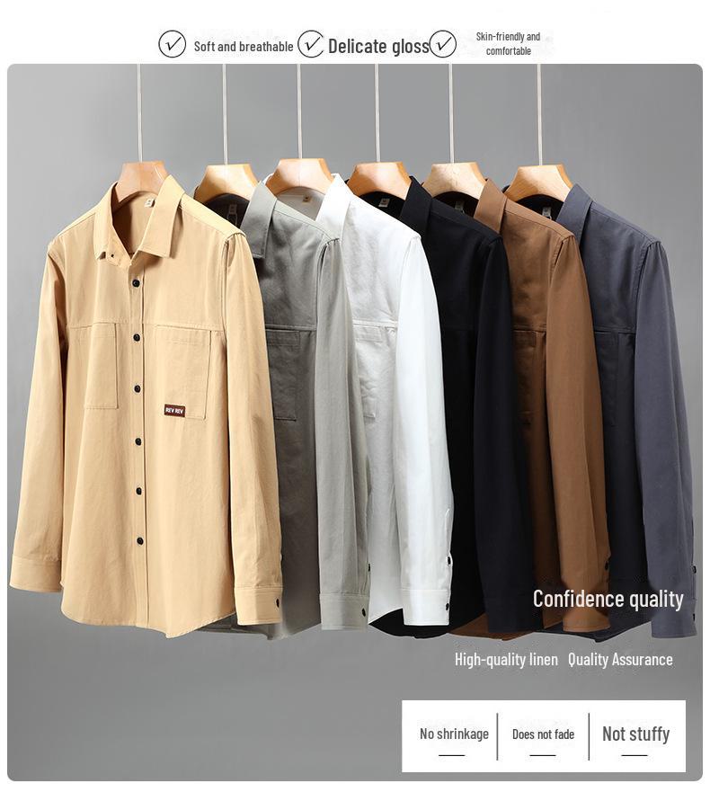 Herren Frühling Locker Baumwolle Freizeit Cardigan Hemd - Japanischer Retro Trendiger Stil