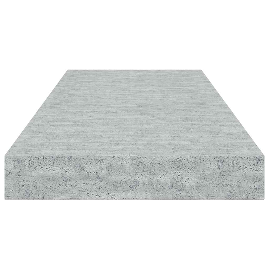 Vidaxl Półka Ścienna, Szarość Betonu, 60X23,5X3,8 Cm, Mdf