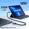 Thunderbolt 4 Data Cable: Dual Type-C, 240W Fast Charging, 40Gbps Speed, 8K Display Output.