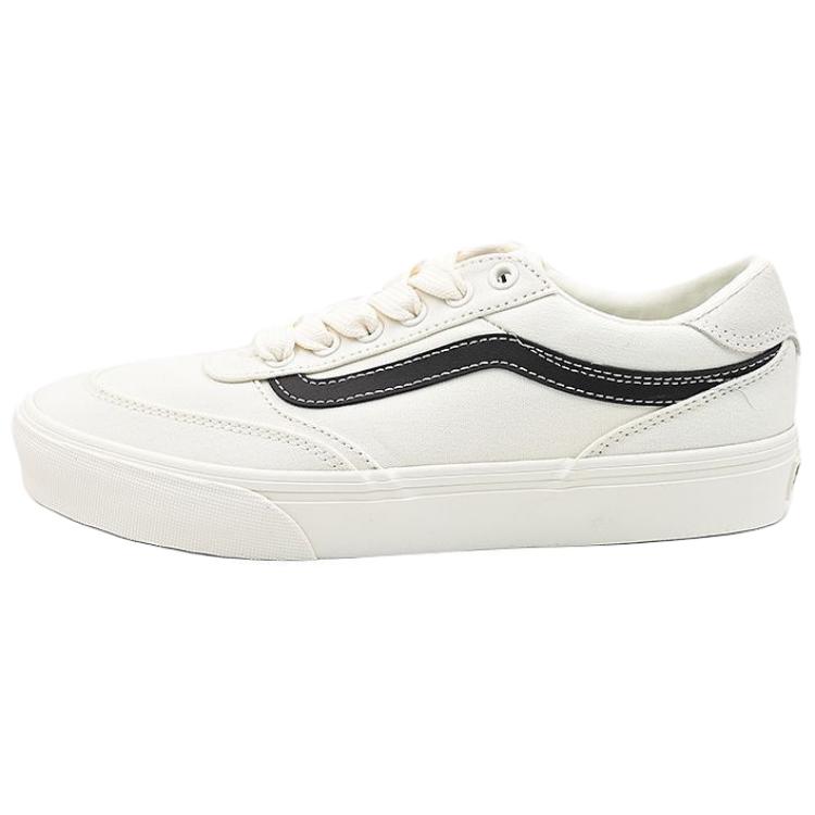 Vans Brooklyn LS Comfortable Versatile Low Top Skate Shoes Men Sneakers White VN000D7QY7U