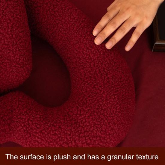 Red Love Knot Plush Pillow Sofa Chair Cushion Relaxing Atmosphere Pillow Wedding Valentine's Day