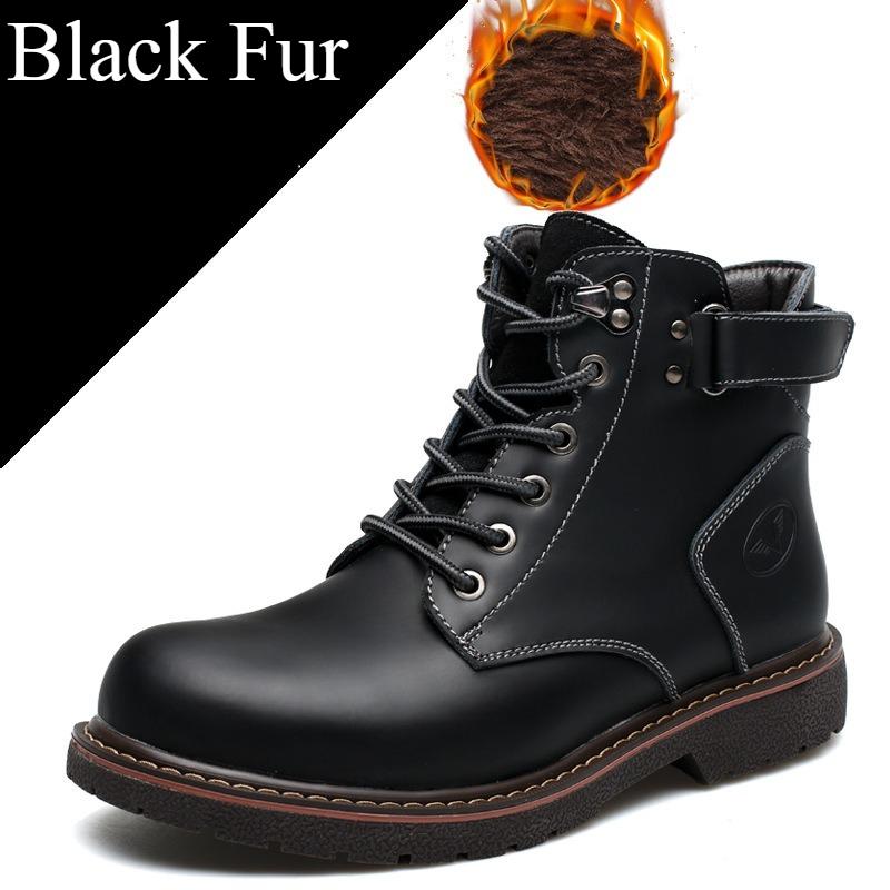 Luxus Herren Stiefeletten Retro Britische High-Top Herrenstiefel Mode Hochwertige Lederschuhe 2025 Neu Outdoor Herren Motorradstiefel