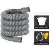 40/60/100cm Washbasin Drain Pipe Sealing Ring Clamp Washing Machine Drain Hose Corrugated Tube ABS Washer Discharge Tube