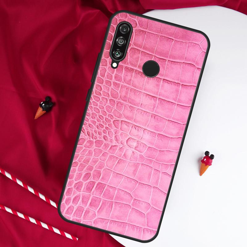 Crocodile Pattern Print For Huawei Nova 7i 8i 11i 12i 12s 10 9 SE Y90 Y60 Y70 Y72 Y61 Y91 P60 Pro P30 P40 Lite Case