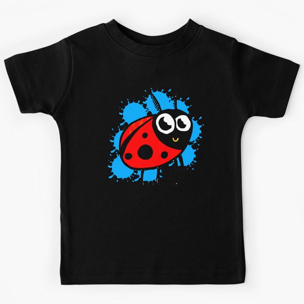 Kawaii Red Ladybug Cute Tender Insect for Kids Kids T-Shirt 150