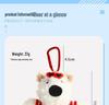 Cartoon West Highland Plush Keychain - Cute Girl Doll Backpack Pendant