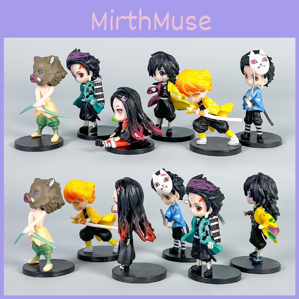 Demon Slayer Kimetsu No Yaiba Kamado Tanjirou Pvc Anime Figurine Collection With Assembled Characters For Display And Gifting