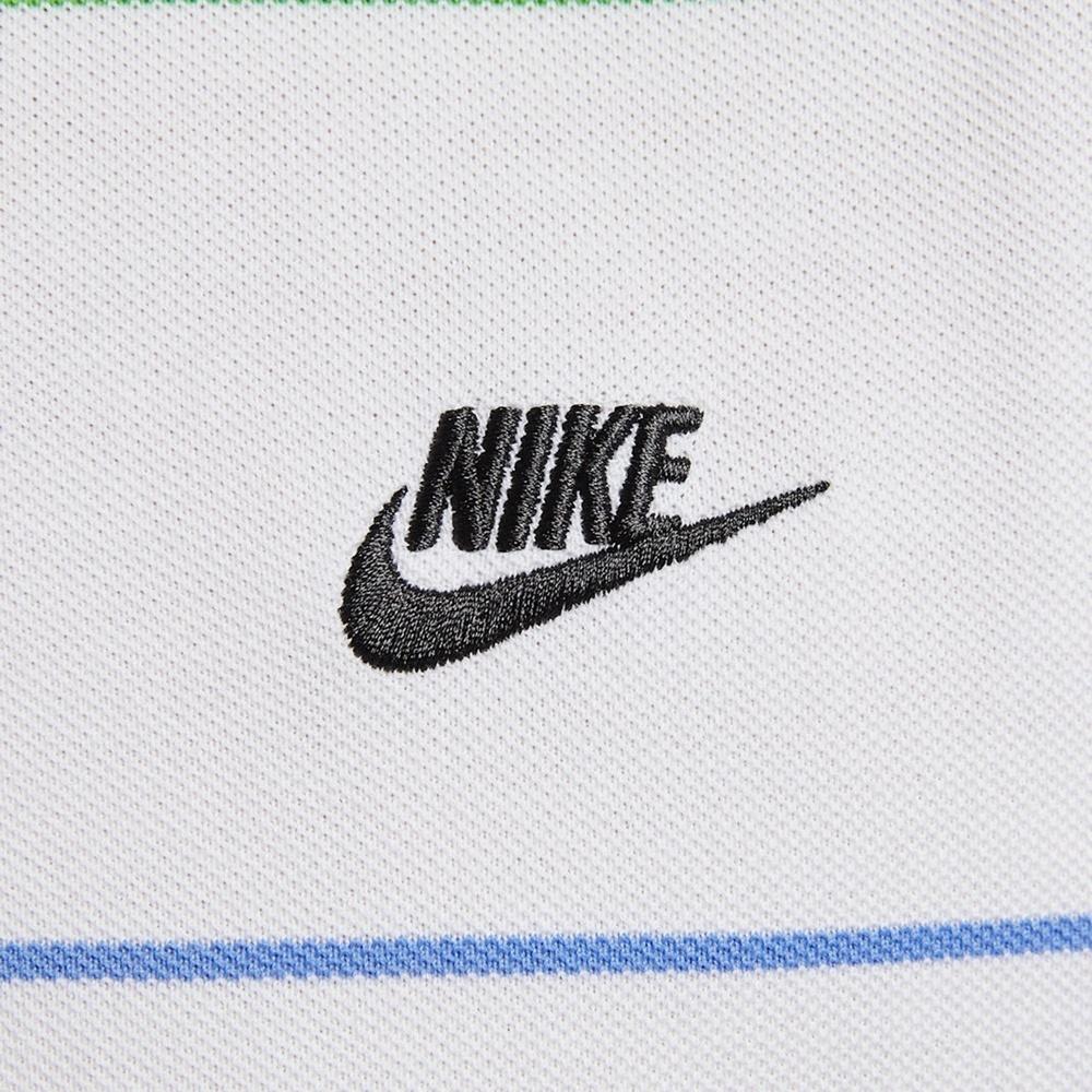 Nike Club Striped Cotton Short Sleeve Polo Shirt Men tops IF0737-100