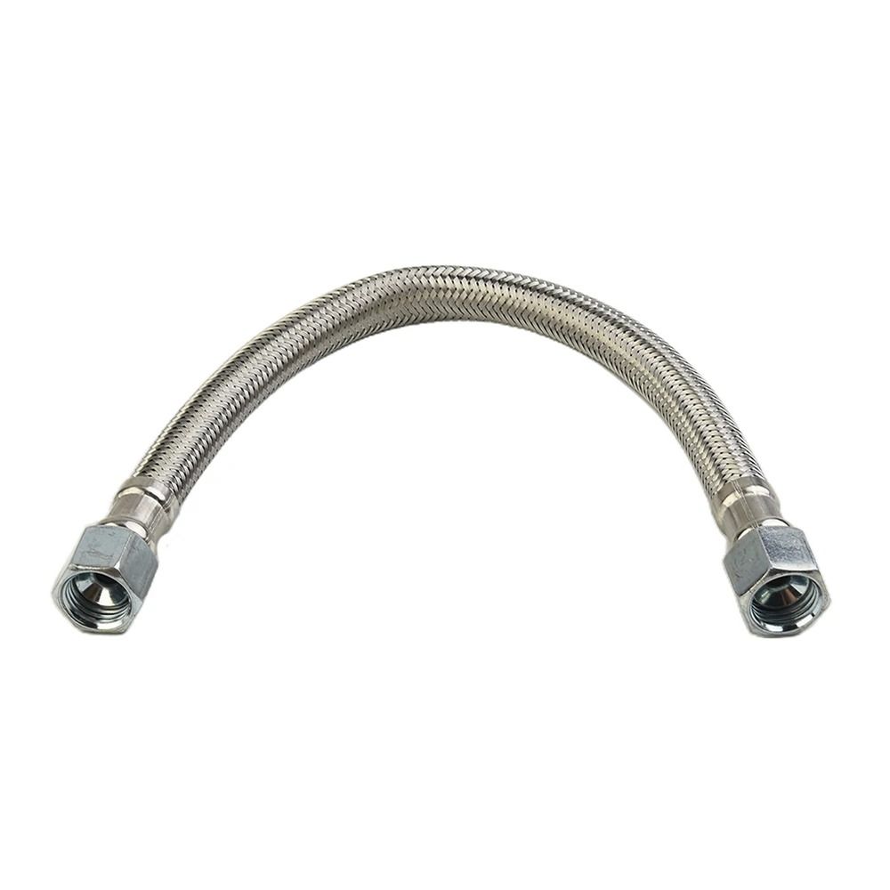 1Pcs 400mm Air Compressor Exhaust Tube with Air Pump Check Valve 14/16/19mm Intake Tube Stainless Steel Hose Connecting Pipe