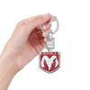 Auto Schlüsselanhänger Auto Emblem Geschenk mit Schlüsselring Autozubehör für Dodge SRT Ram 1500 Durango Journey Charger Challenger Caliber Caravan