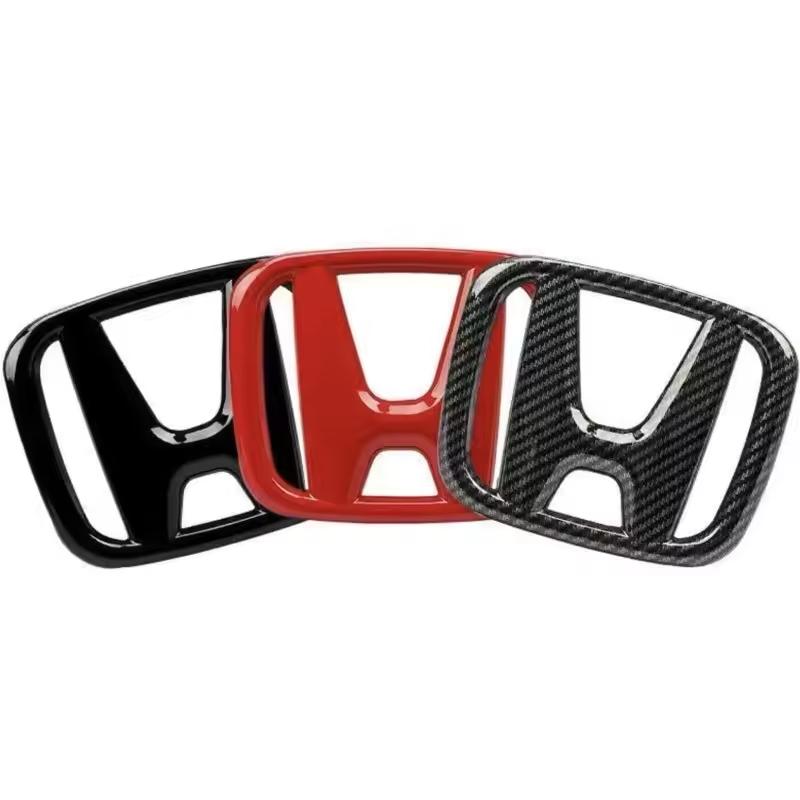 50x40mm ABS Car Steering Wheel Cover Emblem Sticker For Honda Envix Odyssey City Jazz Fit CRV Civic Accord Insight Jade Vezel DD33