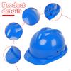 Hard Hat Anti Smash Vented Construction Helmet for Steeplejack Labor Outdoor