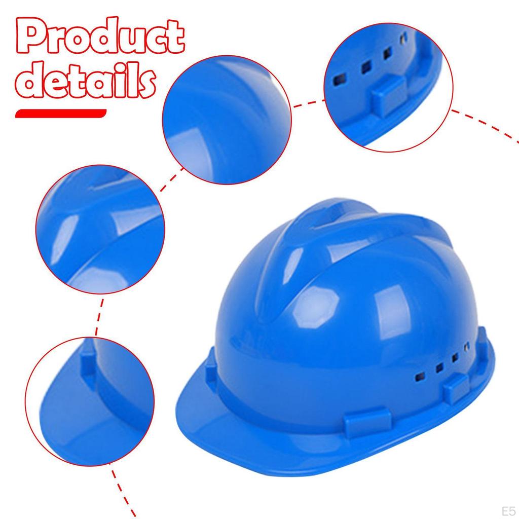 Hard Hat Anti Smash Vented Construction Helmet for Steeplejack Labor Outdoor