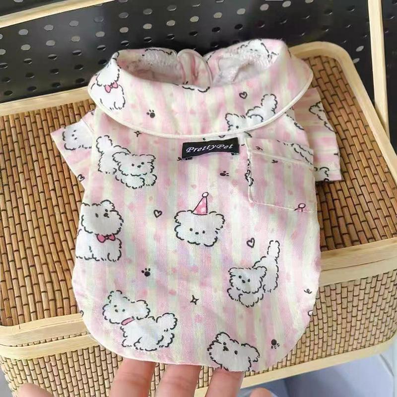 Dog clothes autumn and winter than bear teddy puppet small puppy cat pet anti-hair German velvet two-legged pajamas