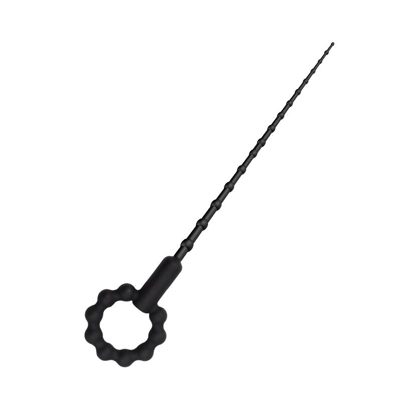 Soft Silicone Urethral Sound for Men, Slim Flexible Beginner Dilator with Smooth Tip, Easy Clean & Discreet Storage Sex Toy
