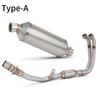 Scout Tail 51MM Stainless Steel Exhaust Pipe for CFMOTO 450MT Motorcycle.