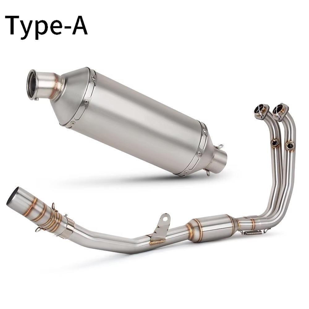 Scout Tail 51MM Stainless Steel Exhaust Pipe for CFMOTO 450MT Motorcycle.