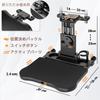 AUEOTUAR Car Rear Seat Headrest Car Dining Rear Seat Car Easy To Height Convenient Rotating Phone Holder Patent Weight Capacity 15kg Table, Table,