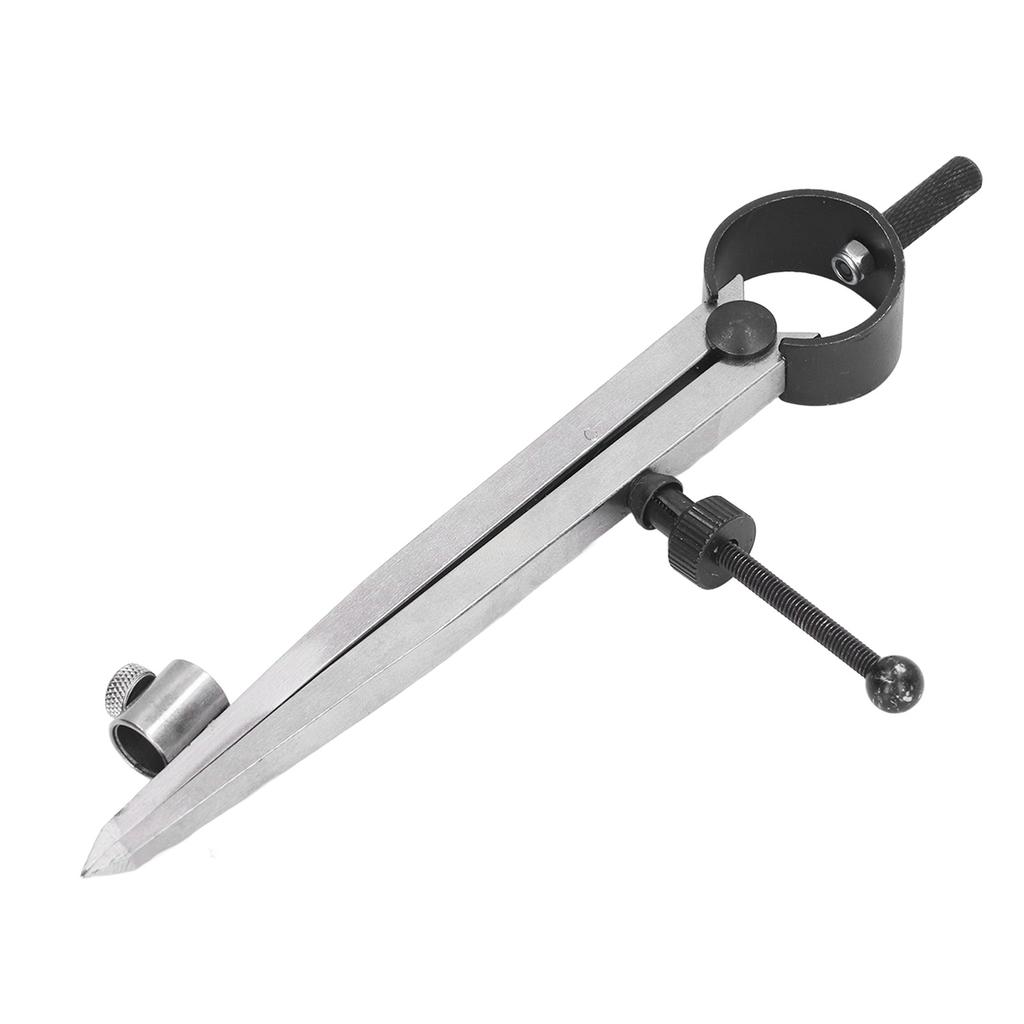 Wing Divider Gauge Carbon Steel Adjustable Angle Lockable Scribing Tool for Woodworking
