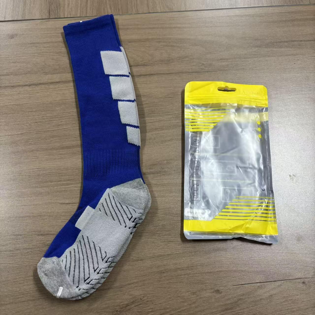 Thickened Non-Slip Over-the-Knee Football Socks for Adults & Children - Sweat-Absorbent Towel Bottom Children
