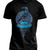 T Shirt RENITENT RAVEN Rabe Krähe Crow Metal Gothic Tattoo Grafik Illustration Vintage Washed Soft Casual Breathable Streetwear