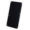 6-Hole Electric Guitar Cavity Cover Closed Style Plastic Backplate Guitar Parts Lightweight Portable Music Elements
