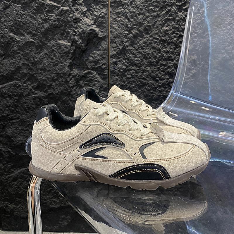 

Модне повсякденне невелике повсякденне взуття з плоским дном 2024 нове легке та універсальне спортивне взуття, яке не втомлює ноги 40 бежевий