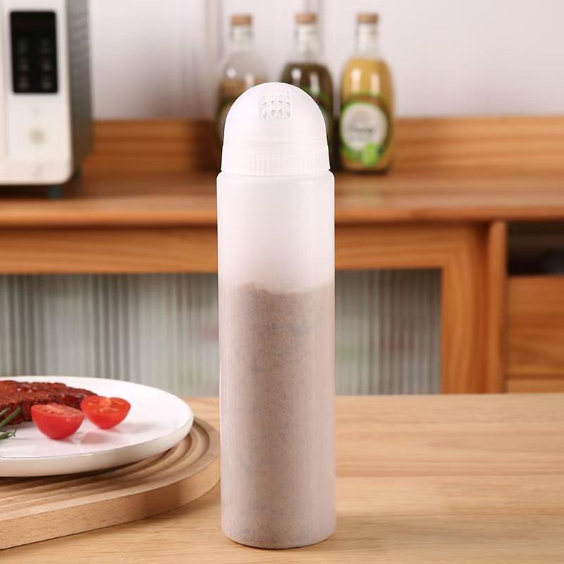 Plastic Spice Jar With Shaker Lids 400/600ml Leakproof Seasoning Container for Home Kitchen Daily Storage